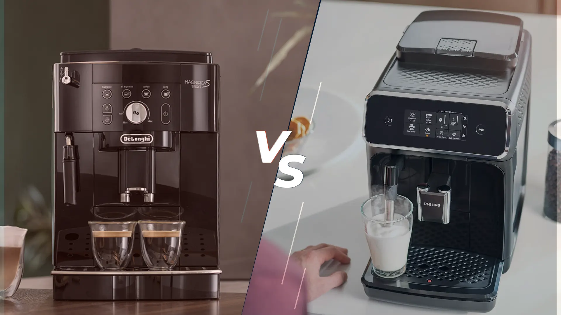 Delonghi Magnifica Evo vs Philips 4300