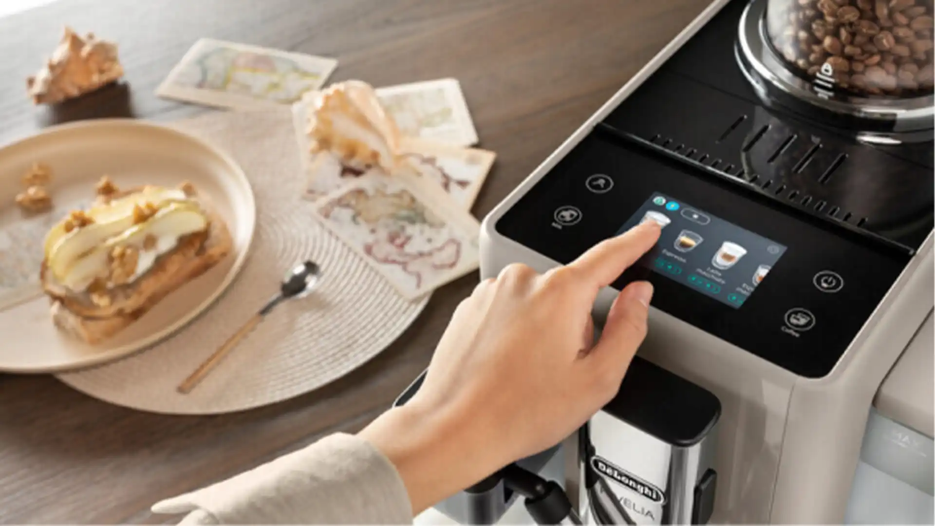 Pantalla digital de la De'Longhi Rivelia
