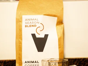 Paquete de café en grano de Animal Coffee